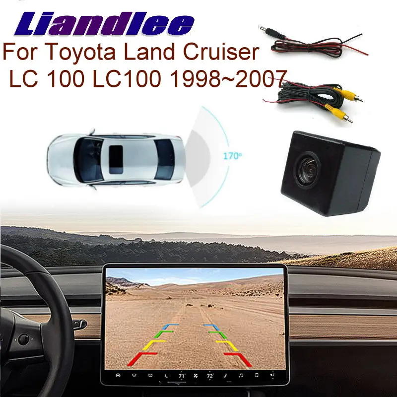 Liandlee специальная автомобильная камера заднего вида для Toyota Land Cruiser LC 100 LC100 1998~ 2007 ночное видение HD камера заднего вида