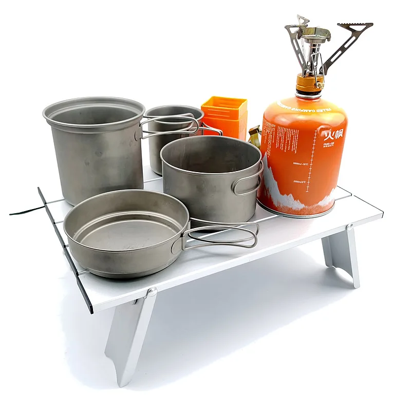 Портативный складной столик Сверхлегкий Алюминиевый мини стол для