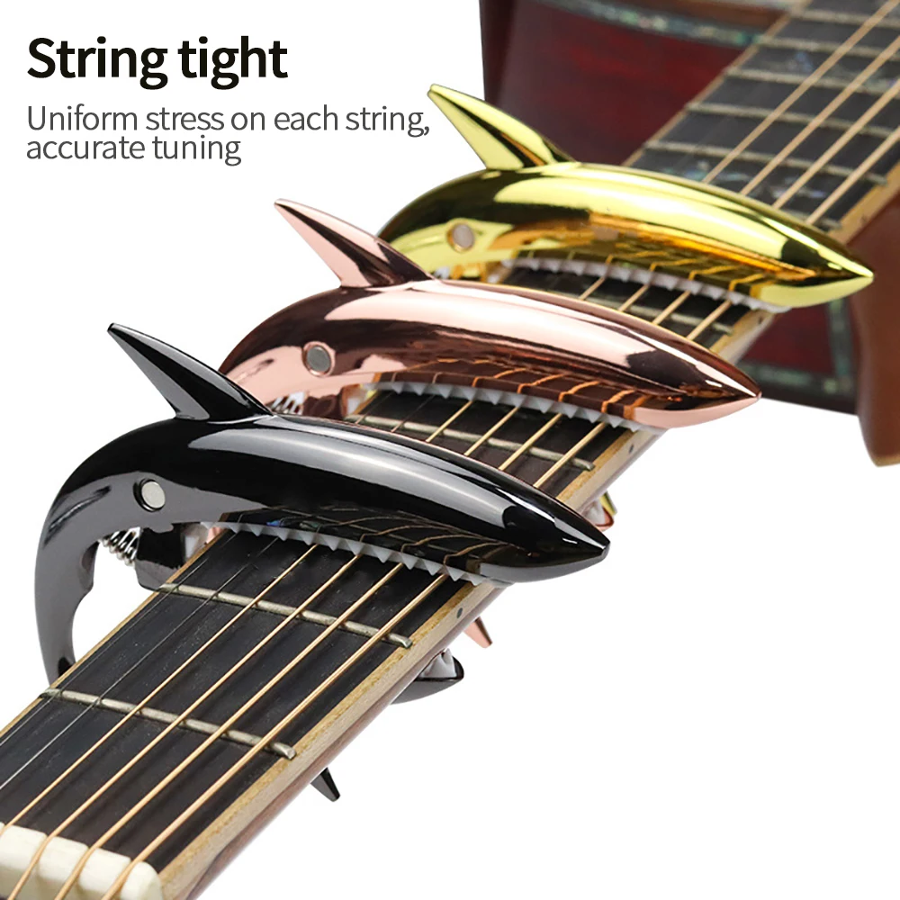 gitarre capo hohe zugfeder für 6 string akustische klassische elektrische guitarra tuning clamp musical instrument zubehör free global shipp