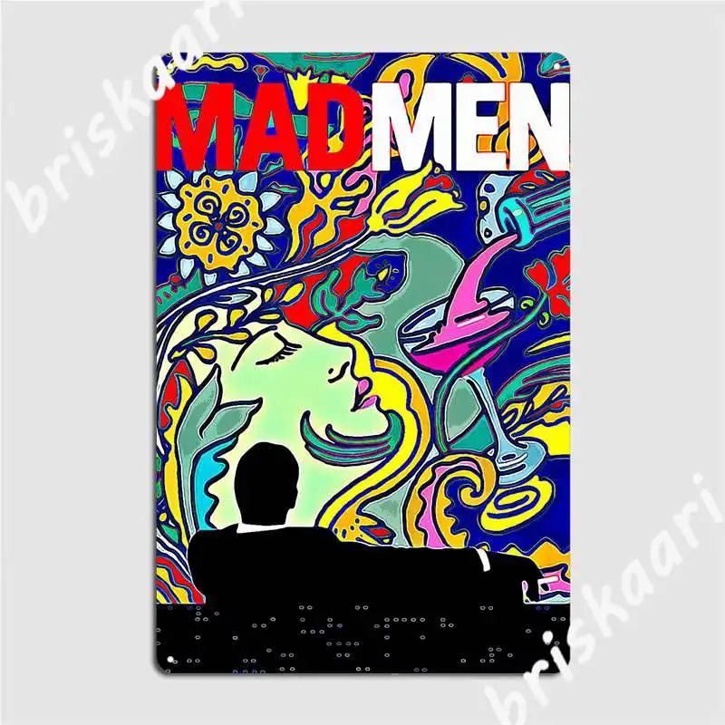 

Мужской плакат Mad Men, металлический плакат, табличка, пещера, паб, винтажная настенная пещера, жестяной плакат