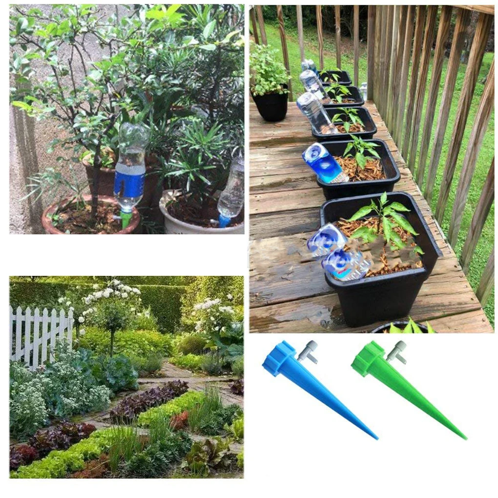 1/2/4/6/8/10pcs Drip irrigation system Plant Waterers DIY Automatic drip water spikes taper watering plants house plant | Дом и сад