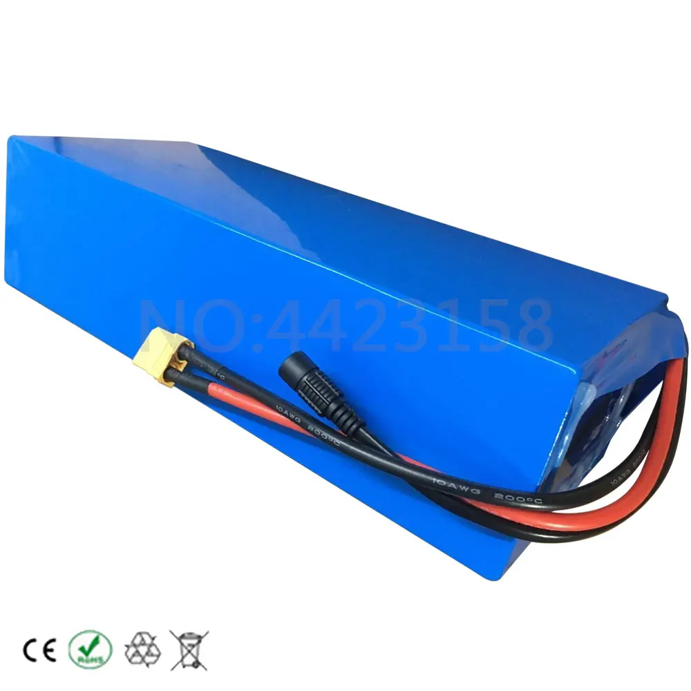 Литий ионный аккумулятор для электрического велосипеда 52 в 8 А 10 12 а 13 15 16 18 20 2000 Вт