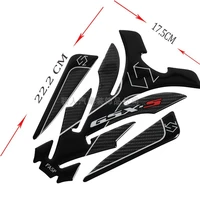 1pcs motorcycle 5d carbon fiber tank pad tankpad protector racing sticker for suzuki gsx600 gsx750 gsx1000 bk400 k3 k9 gw250