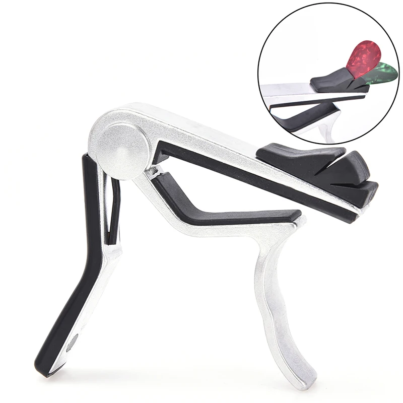 

Aluminum Alloy Guitar Tuner Clamp Professional Key Trigger Capo for Acoustic Electric Musical Instruments Guitar Accessories