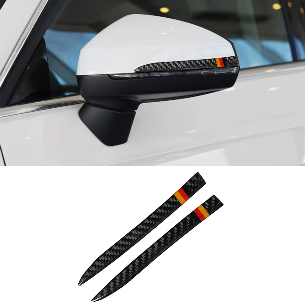 

for Audi A6 S6 C7 A7 S7 4G8 2012-2018 Rearview Mirror Anti-collision Strip Decoration Cover Trim Sticker Decal Car Exterior