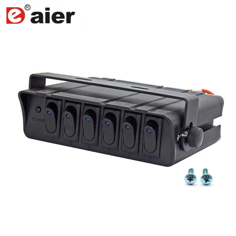 80 Amp вкл./выкл. 20A Rocker Switch Box аварийный стробоскоп светильник светодиодный с