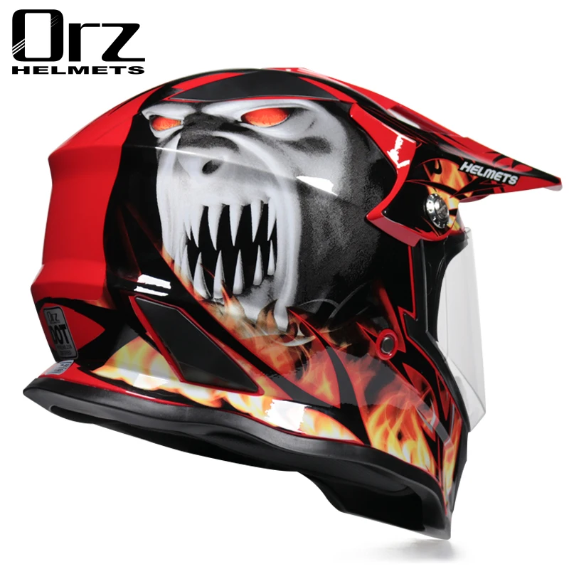 Мужские мотоциклетные шлемы гоночный шлем для мотокросса по бездорожью