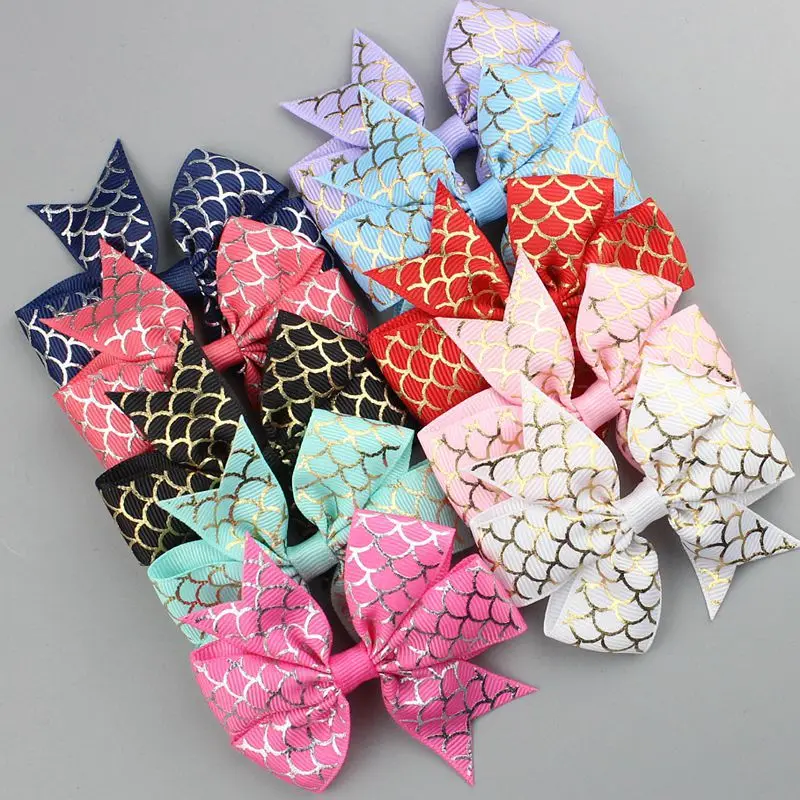 10 шт. девочек Заколки для волос Русалка заколки блестящие заколка аксессуары в