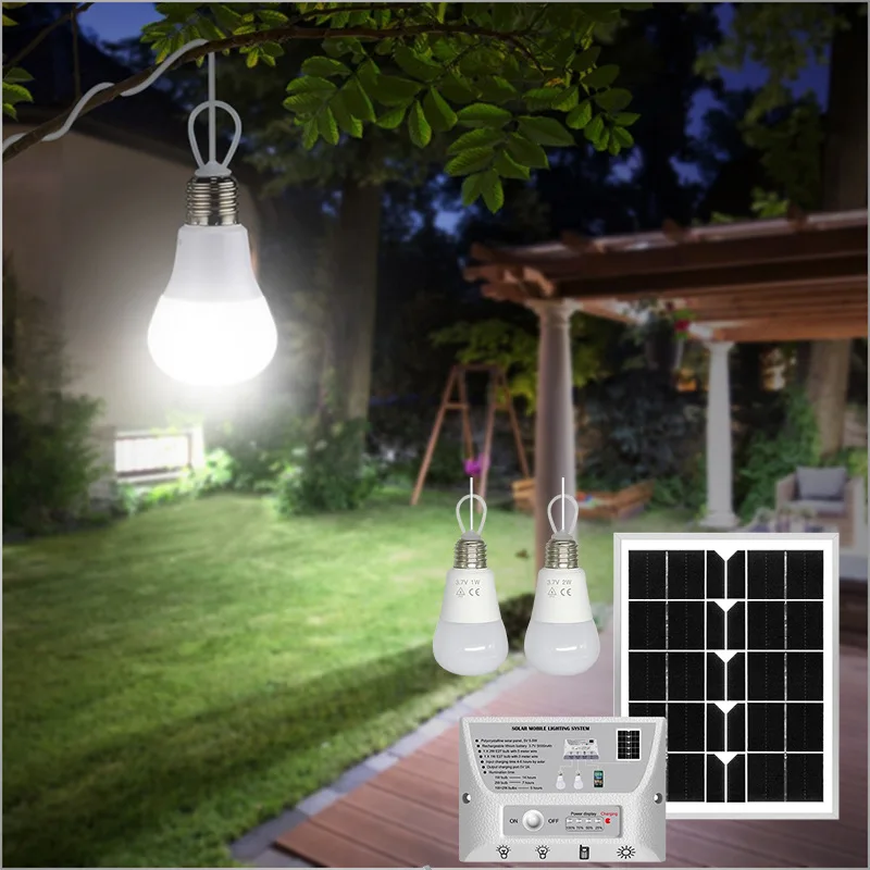 

The Solar Cell Solar Lights Small Power Generation Outdoor King Light Mobile Phone Charging Mobile Power Rural Household