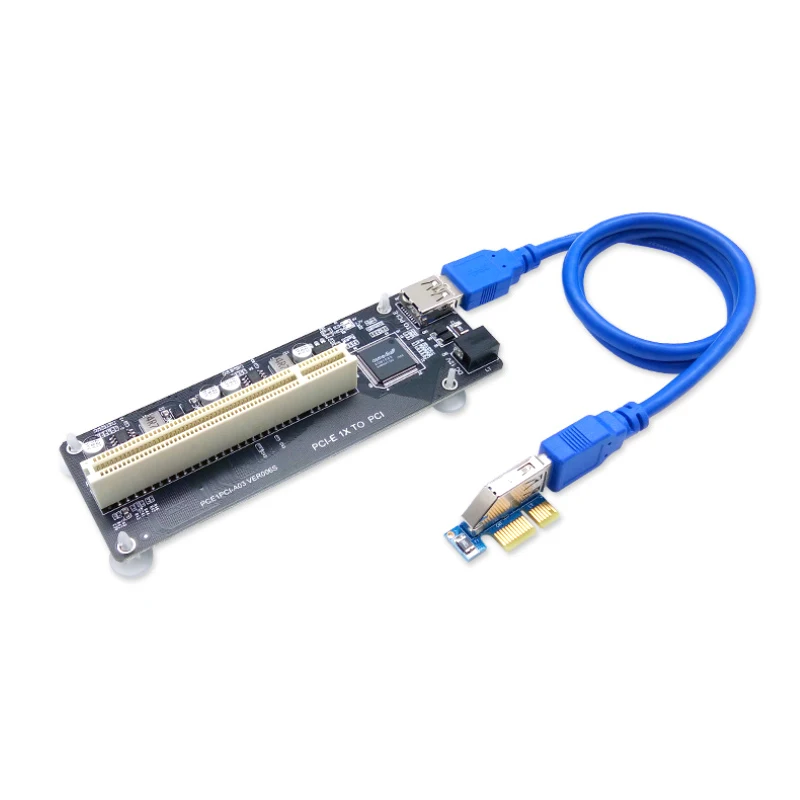 PCIE PCI-E PCI Express X1 To Riser Card Bus High Efficiency Adapter Converter USB 3.0 Cable For Desktop PC ASM1083 Chip | Компьютеры и