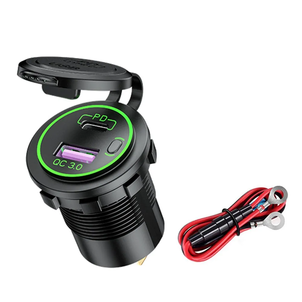

50X36,8 мм Φ кабели DC 12V-24V Outlet PD QC3.0