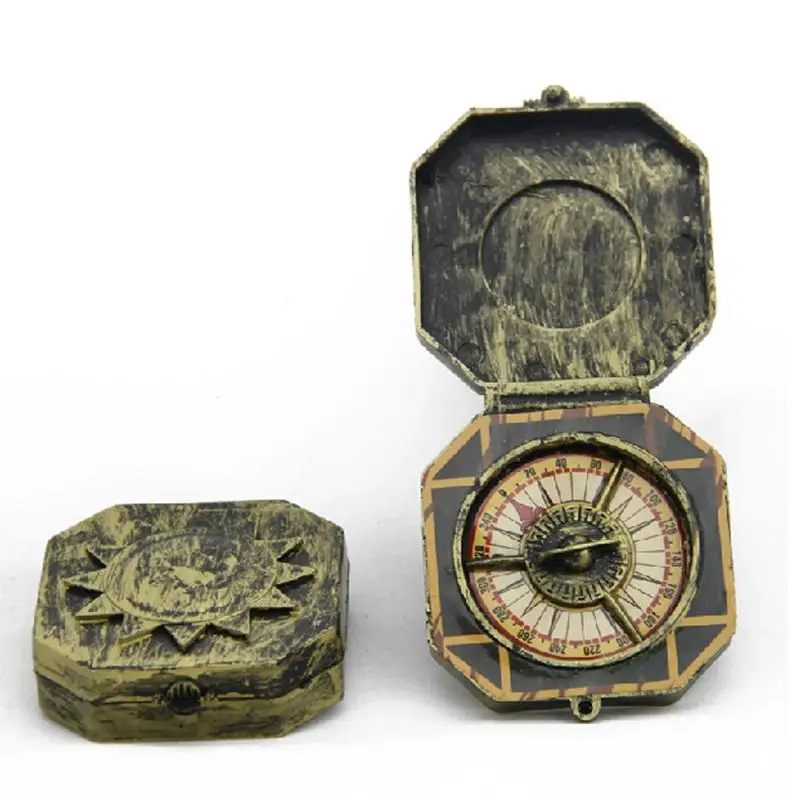 1 шт. имитация морского компаса пиратские игрушки пластиковый реквизит для