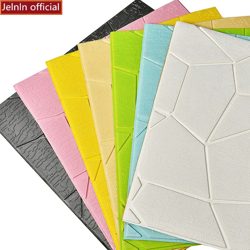 Wallpaper self-adhesive 3D living room TV background wall sticker Ceiling waterproof bedroom decoration wallpape | Дом и сад