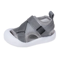2021 summer kids toes capped sandals baby toddler shoes soft bottom mesh breathable non slip hollow fashion for boys and girls