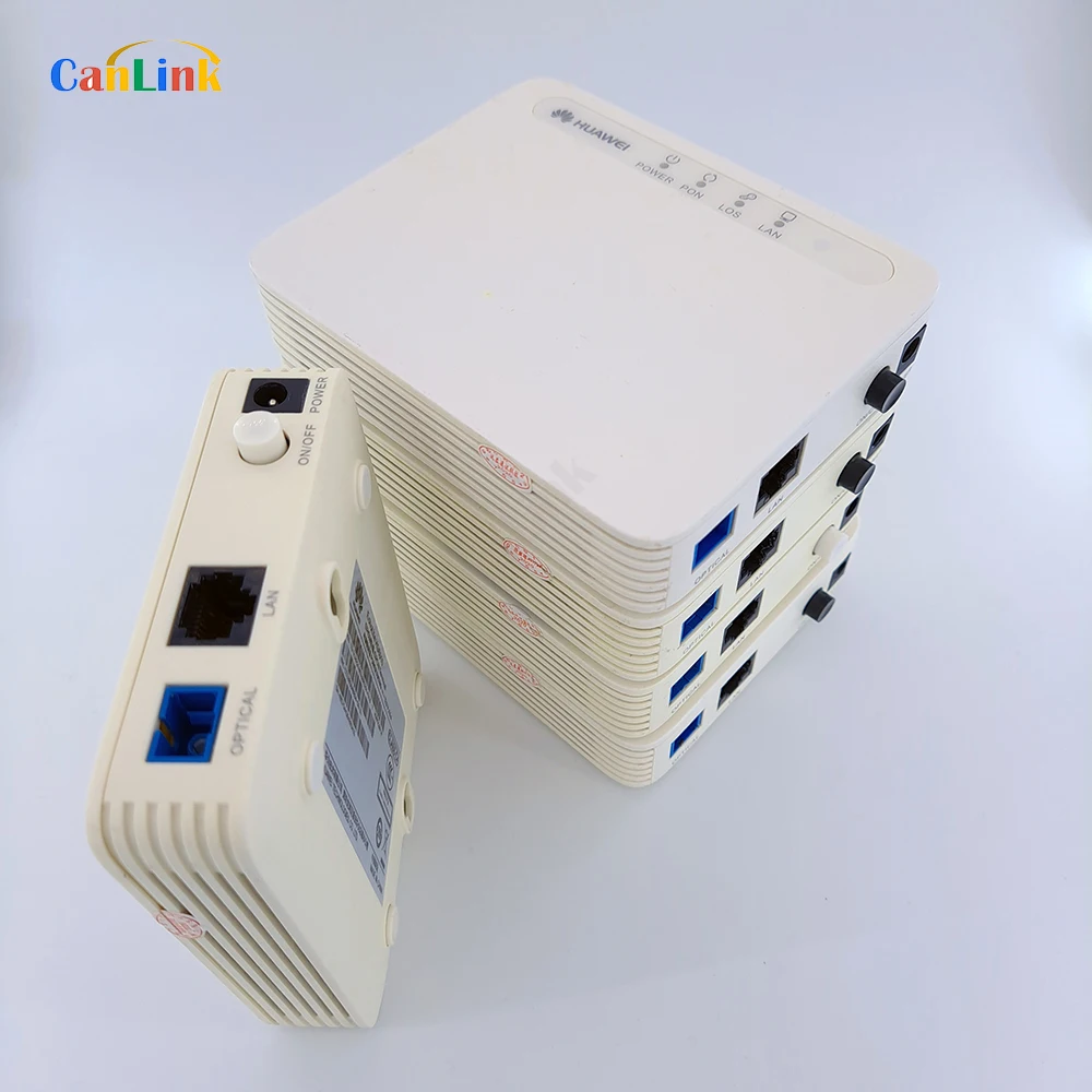 25pcs high value huawei hg8010 1fe gpon epon terminal onu huawei ont ftth fiberhome secondhand modem english language ont free global shipping