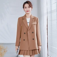 korean autumn suit large size office womens business white collar formal dress professional dress work dress suit skirt