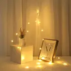 Портативная гирлянда с зажимами для рождественской елки, 1 комплект