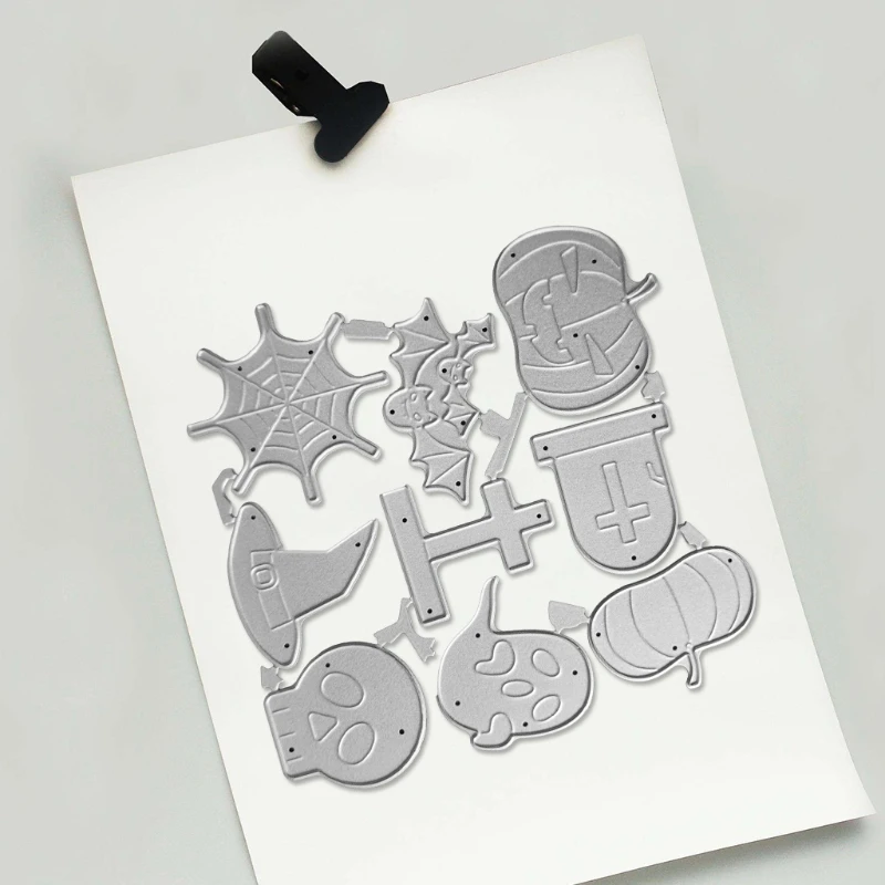 

DIY Embossing Stencil Halloween Pumpkin Tombstone Mould
