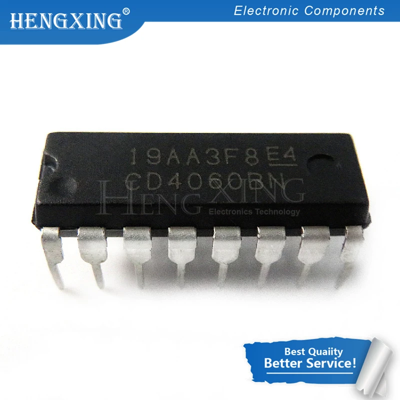 10 шт./лот CD4060BE CD4060 4060 Ripple Carry бинарный счетчик IC DIP 16 pin в наличии с низкой