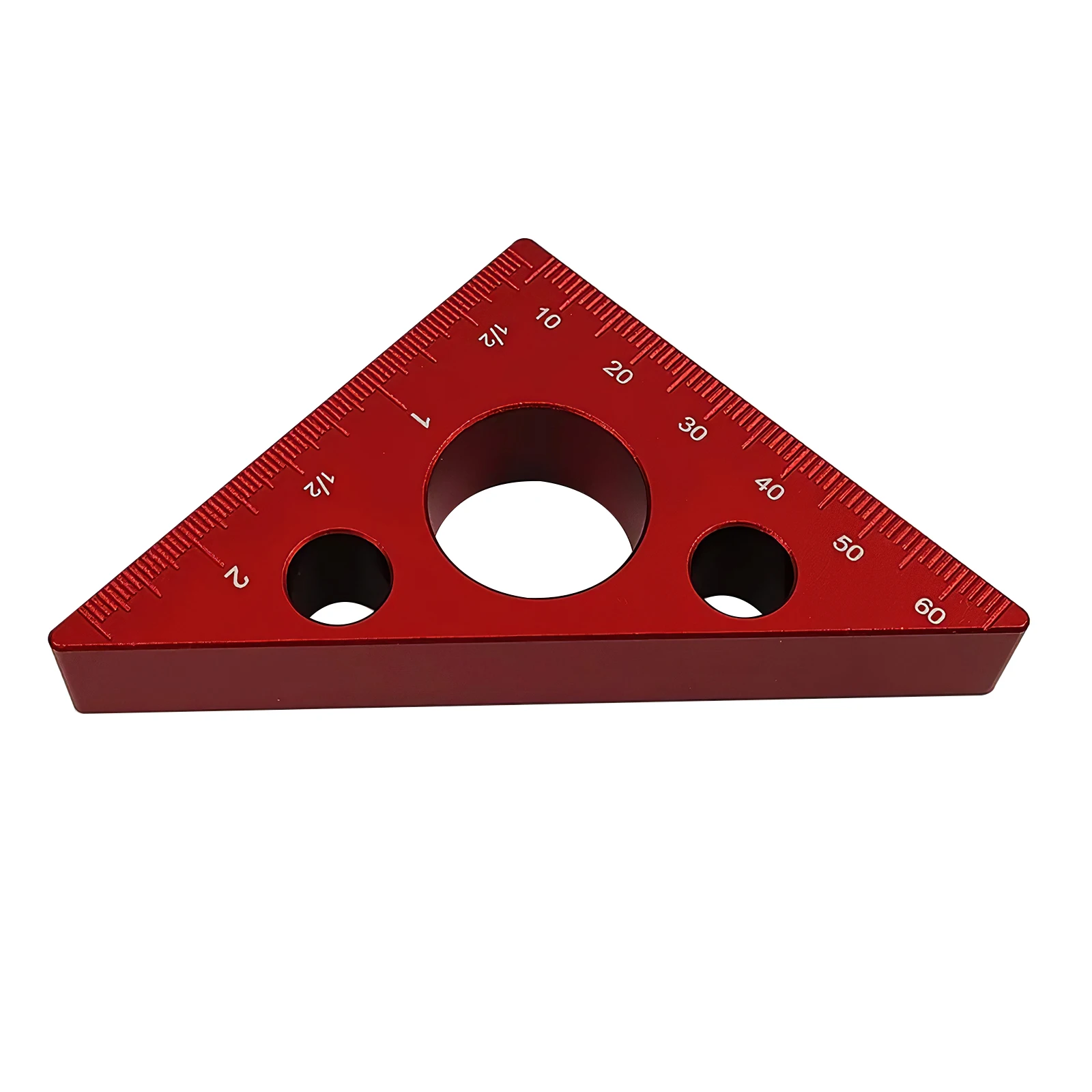 

Multifunctional Woodworking Triangle Ruler High Hardness 45-Degree Aluminum Alloy Angle Ruler Carpenter Square Measurement Tool