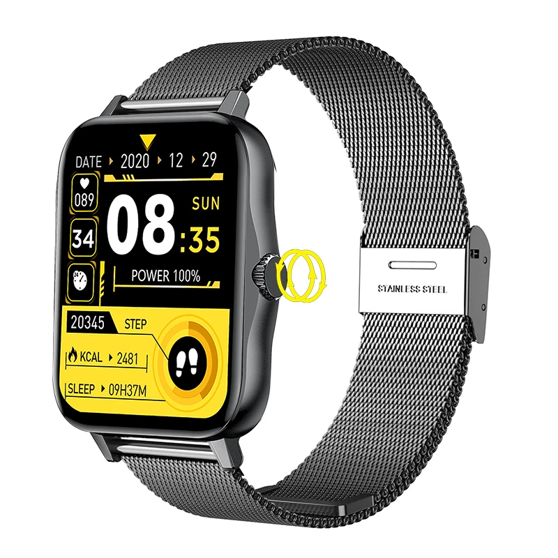 Смарт часы TIMEWOLF мужские сенсорные 2021 дюйма IP68 водостойкие|Смарт-часы| |