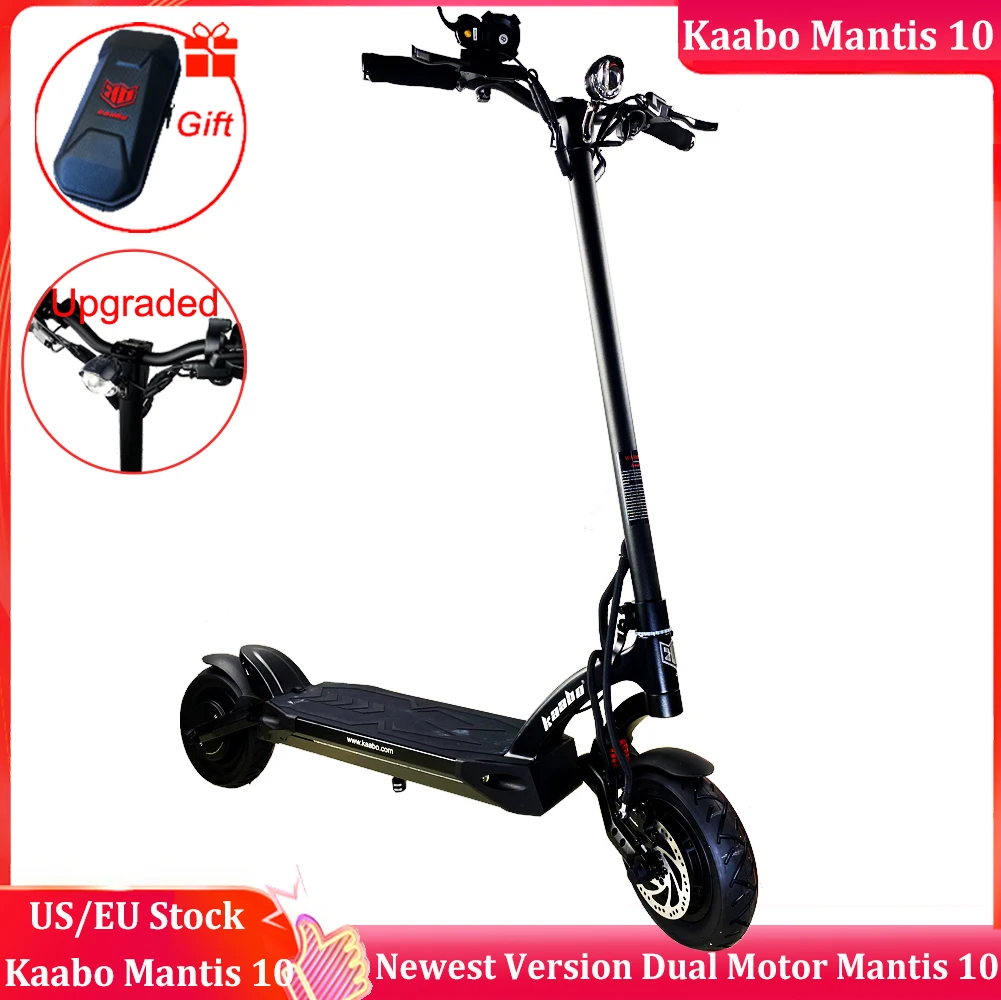 

EU/US Stock Original Kaabo Mantis 10 Dual Motor 2000W Scooter 60V 24.5Ah 18.2Ah Battery Top Speed 60km/h Full-hydraulic Brake