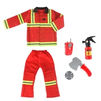 kids fireman costume toy for kidsboysgirls toddlers halloween costume party decor ornaments for kids 3 7 years old