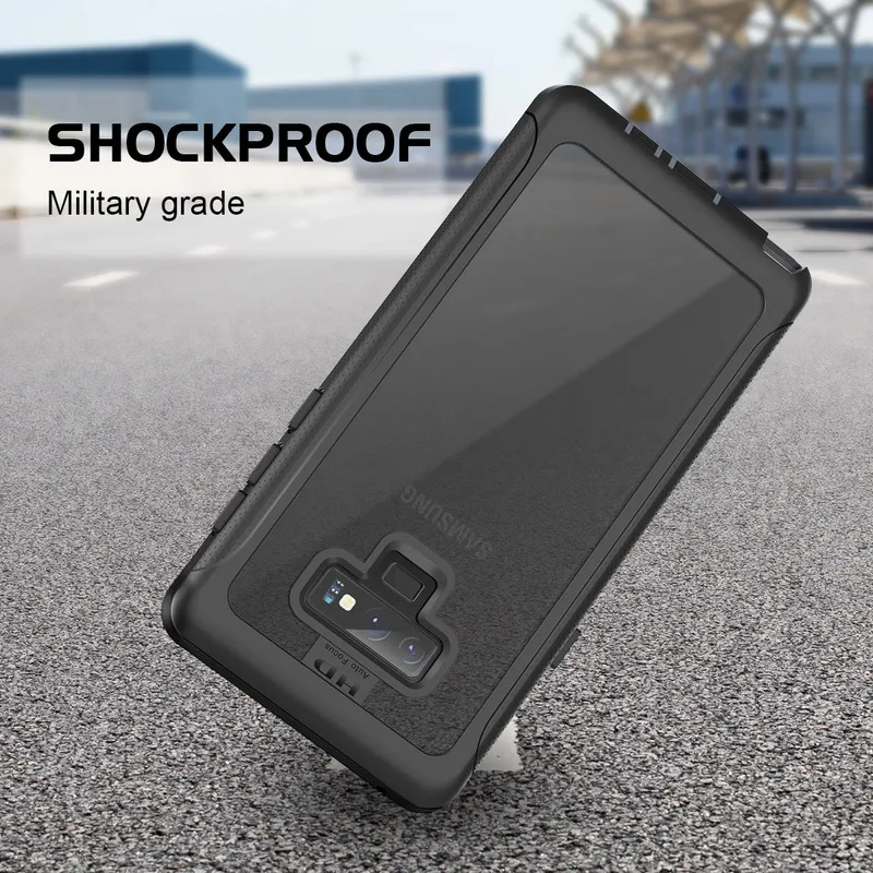 Rugged Bumper Case for Samsung Galaxy Note 9 10 S9 S8 Plus Clean case PC TPU Back Cover For S10e S10 plus | Мобильные телефоны и