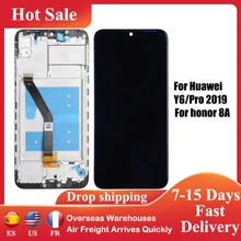 Display LCD Screen for Huawei Y6 2019/Y6pro2019/honor 8A Replacement with Frame Touch Digitizer Assembly Mobile Phone Parts