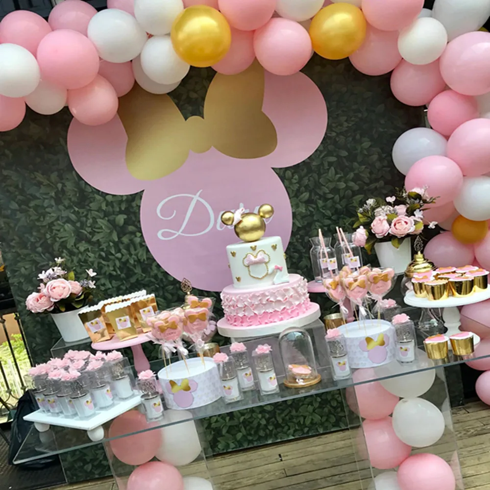 1 комплект воздушные шары гирлянда арочный розового цвета белого золота