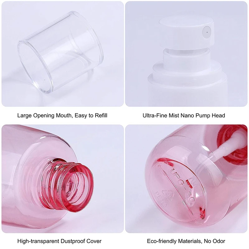 Ran цветная тонкая бутылка для распыления тумана многоразовый дорожный