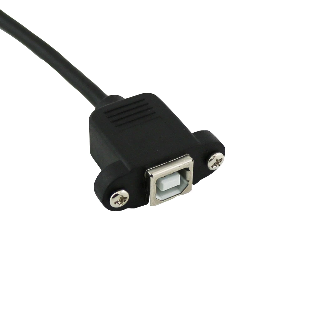 20x Printer Panel Mount USB 2.0 B Female Socket to Micro 5 Pin Male Connector Cable Cord 1FT/1.5FT | Электроника