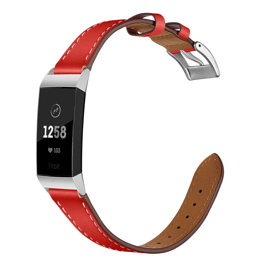 Кожаный ремешок для браслета Fitbit charge 2 кожаный ремешок для Fitbit charge 3 ремешок умный Браслет Смарт-часы ремешок на запястье