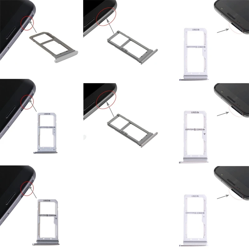 Лоток для SIM-карты держатель с двумя слотами запасная часть Samsung Galaxy S7 Edge/G935/Galaxy |