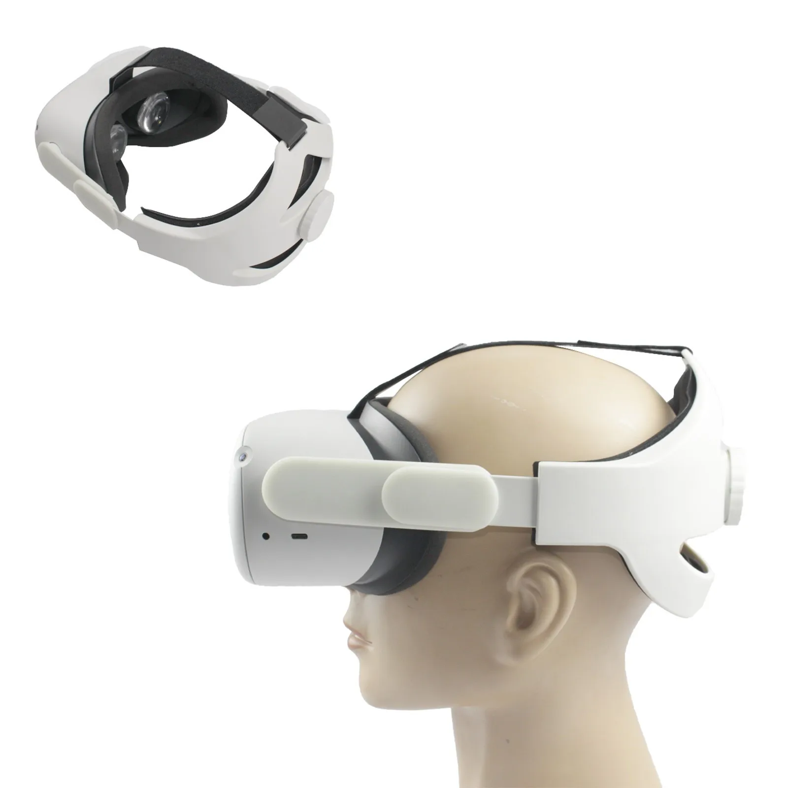 

Headband For Oculus Quest 2 Comfortable Adjustable Vr Glasses Headband Head Strap Light And Compact Convenient To Carry New