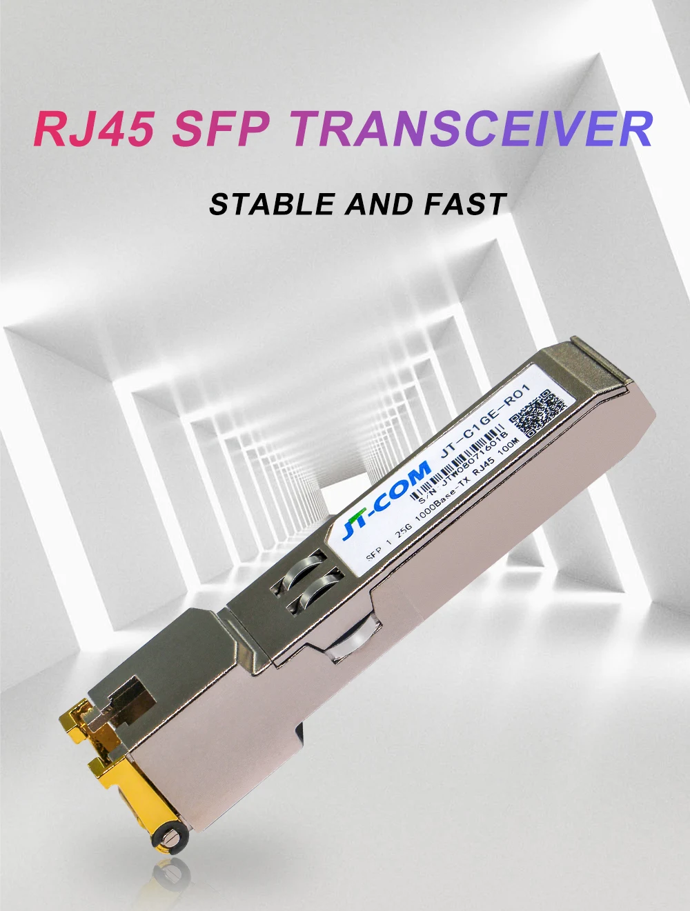 Гигабитный SFP-модуль RJ45 Разъем 1000 Мбит / с SFP mini-gbic Медный RJ45 SFP-модуль Оптоволоконный приемопередатчик RJ45-порт Совместим с оптоволоконным коммутатором Cisco / Mikrotik / TP-Link Gig