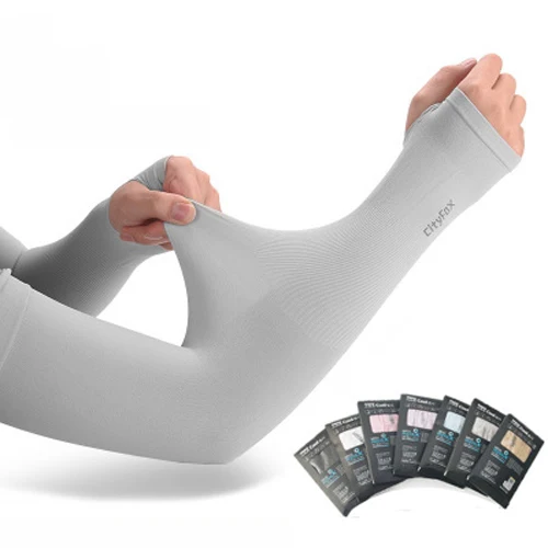 

2Pcs Arm Sleeves Warmers Sports Sleeve Sun UV Protection Hand Cover Cooling Warmer Running Fishing Cycling Ski mangas para brazo