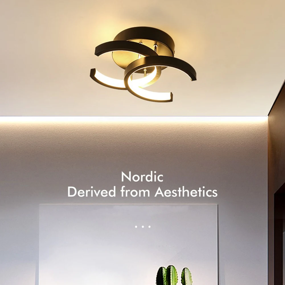 

Simple Led Aisle Light Personality Ceiling Lamp Creative Cloakroom Corridor Balcony Foyer Ceiling Light Home Decor