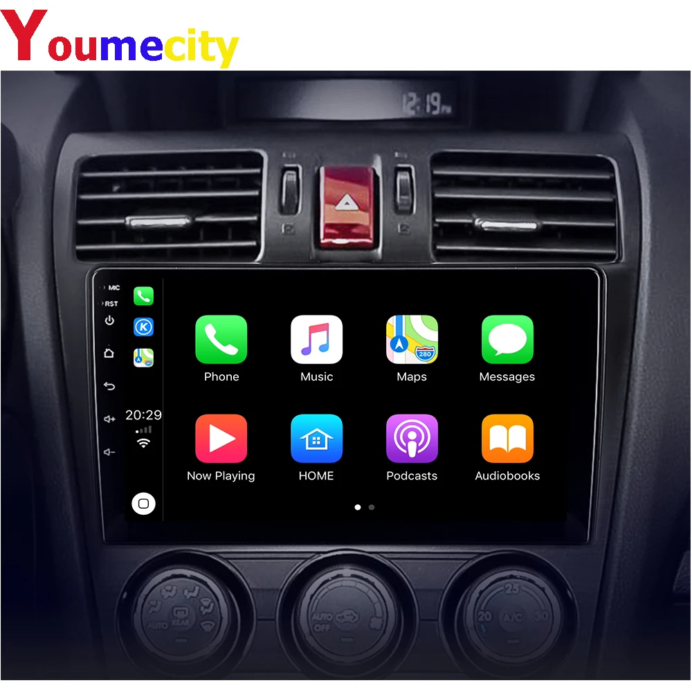 Автомобильный мультимедийный плеер на Android 9 0 для Subaru Forester Impreza WRX 2013 2014 2015 Радио Rds
