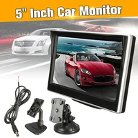 5 inch 800x480 tft lcd hd screen monitor with 2 pcs mounting bracket for car backup camerarear viewdvdmedia player