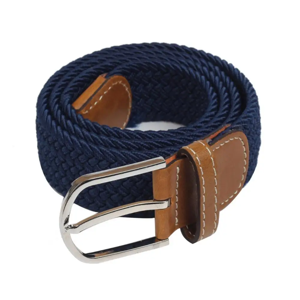 

80% HOT SALE Fashion Men Women Elastic Braided Alloy Pin Buckle Waist Belt Strap Waistband Clothing Accessories
