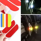 4 шт., светоотражающие наклейки на автомобильные двери