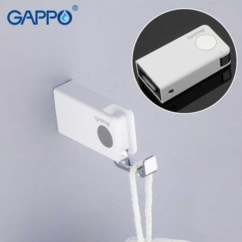 Аксессуары для ванной GAPPO, современные аксессуары для ванной комнаты, настенные товары для купания, белый цвет, абс+ латунь, наборы для ванной