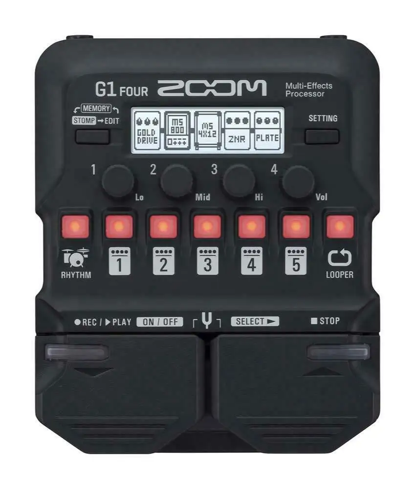 Zoom G1 четыре гитарных мульти-эффектов новые многофункциональные гитарные