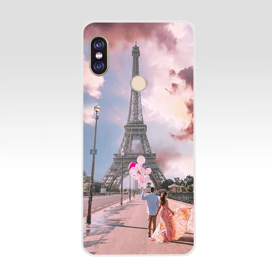 56AS Paris Eiffel Iron Tower Soft Silicone Tpu Cover phone Case for Xiaomi Redmi 5A 5 Plus 7 Note 7A Pro |