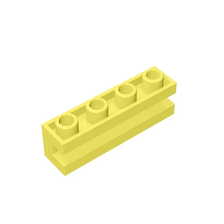 10 шт. детали MOC 2653 Специальный кирпич 1x4 с желобом совместимые DIY сборные