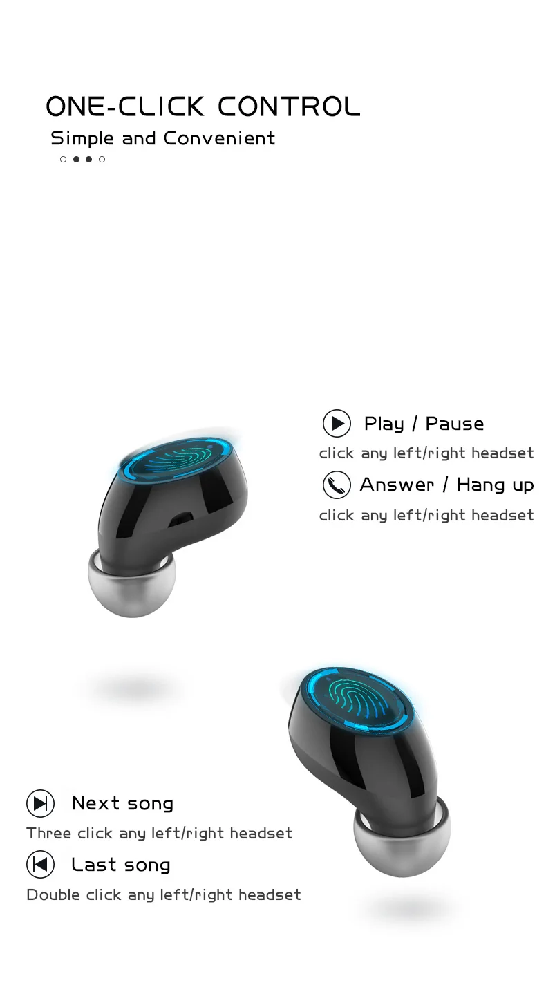 CALETOP TWS 5,0 Bluetooth наушники беспроводные наушники с микрофоном Handsfree Hifi 6D стерео звук IPX5 Водонепроницаемый для iPhone Xiaomi