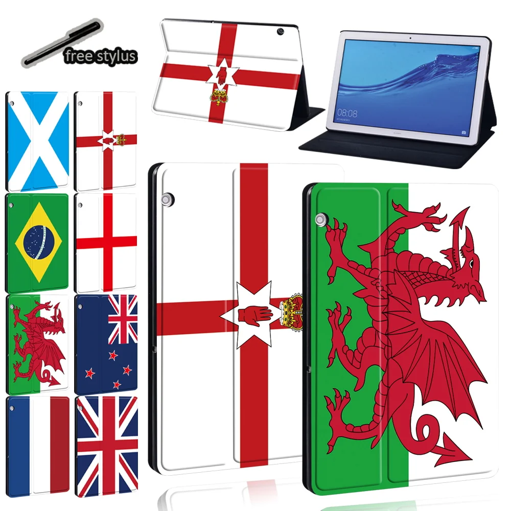 

Tablet Case for Huawei MediaPad M5 Lite 10.1/M5 10.8/MediaPad T5 10 10.1/T3 8.0/T3 10 9.6 Inch Drop Resistance Protective Case