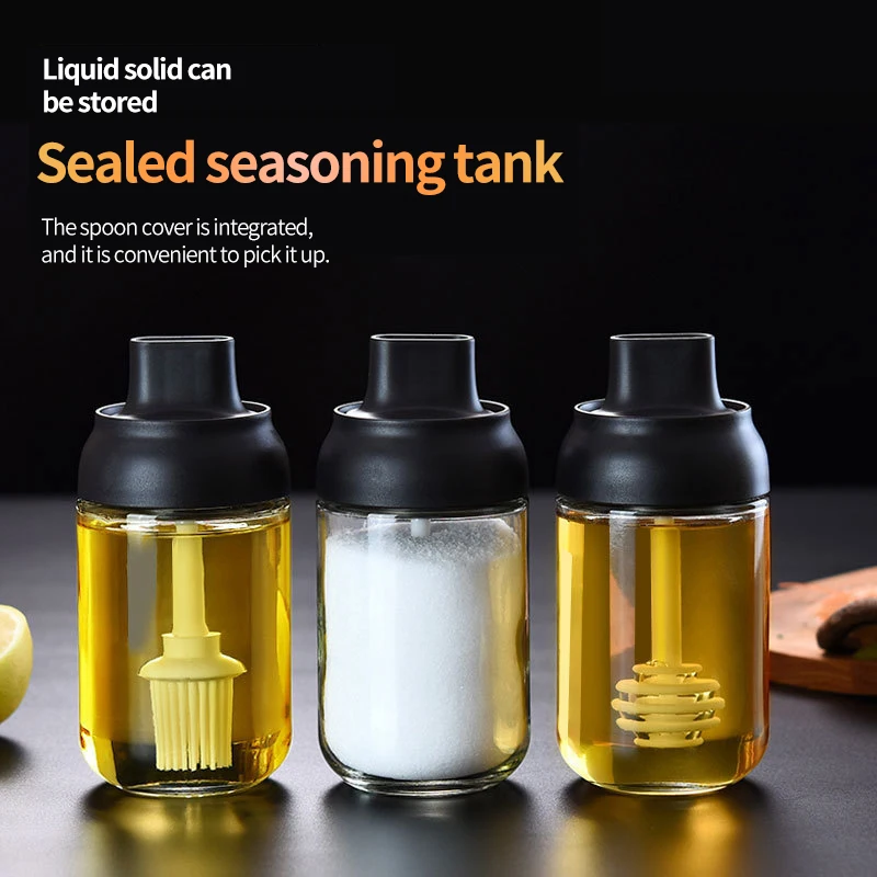 Приправа банка для соли специй пластиковые ПП приправы бутылки с ложкой кухонные