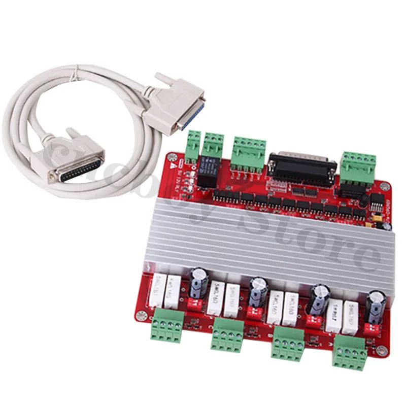 Плата управления для гравировального станка с ЧПУ TB6560 3/4 оси 3.5A Драйвер шагового